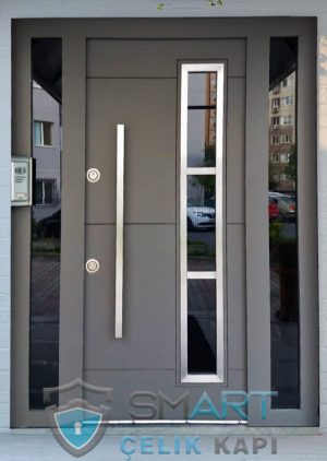 kompak lamine villa kapısı özel üretim villa giriş kapısı