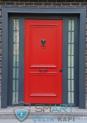 Smart-Villa-Kapısı-Kırmızı-Villa-Kapısı-Modelleri-Özel-Villa-Kapıları-İndirimli-Çelik-Kapı